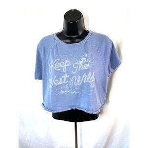 Wrangler Keep The West Wild Crop Tee M